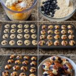Fluffy Blueberry Cottage Cheese Pancake Bites
